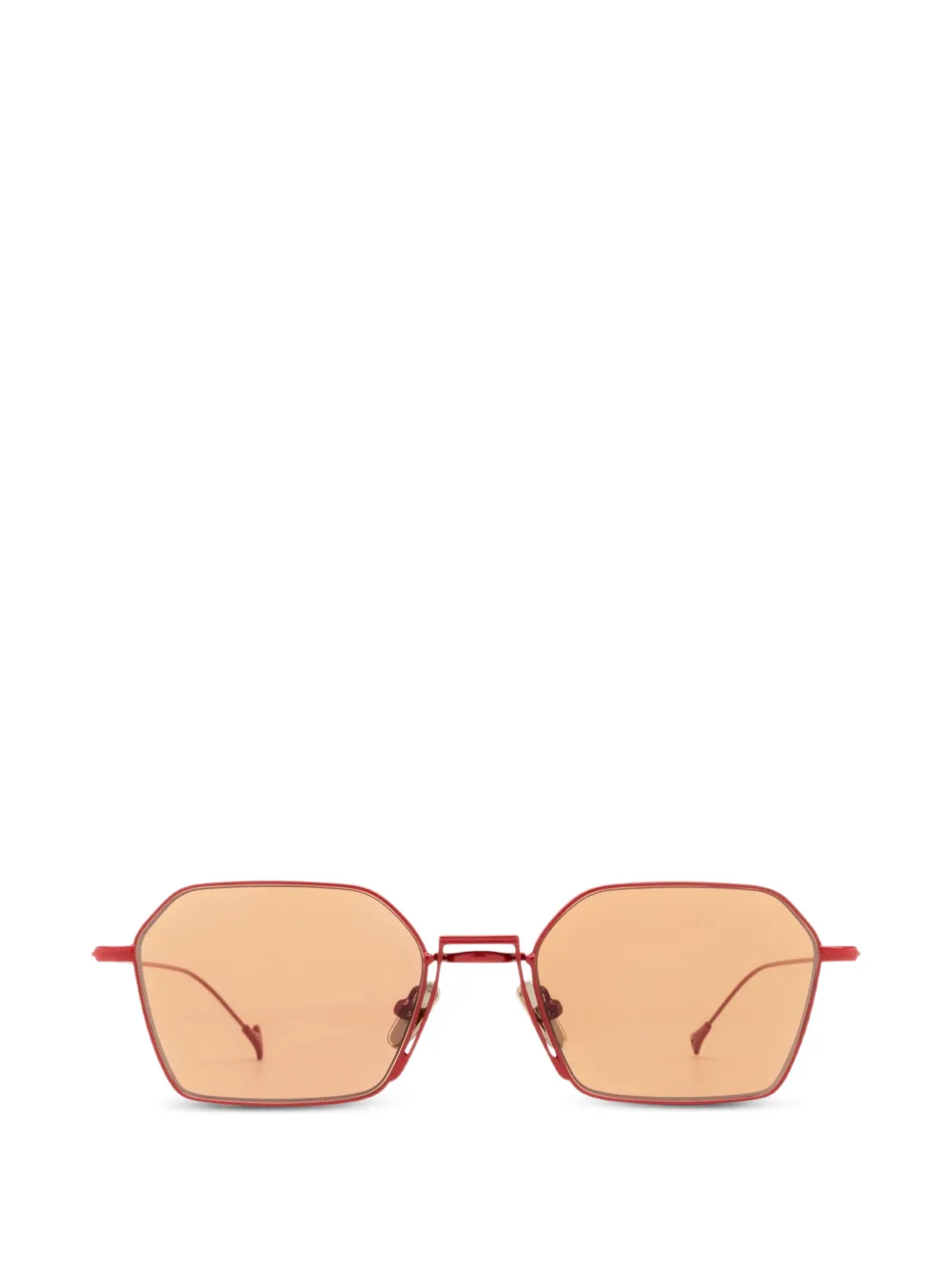 Eyepetizer Milano geometric-frame sunglasses - Rosso