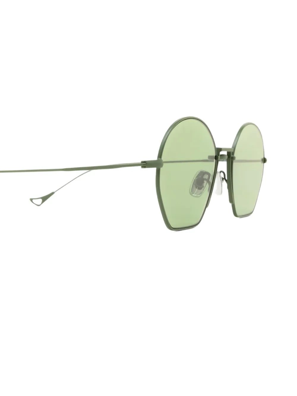 Eyepetizer Zonnebril met rond montuur Groen