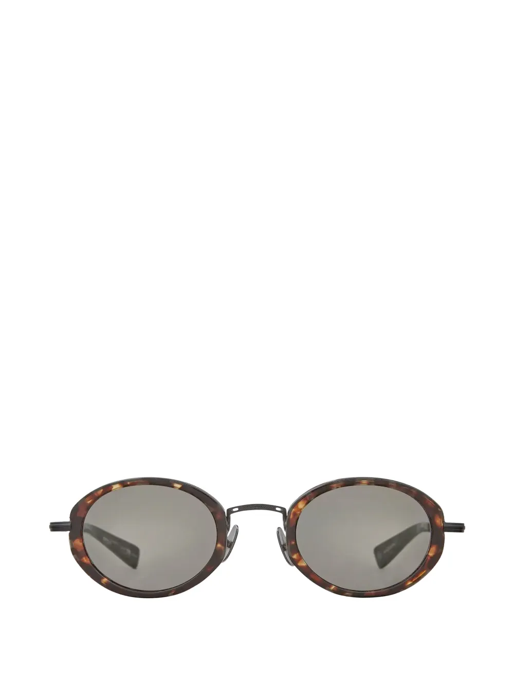 Garrett Leight Alper oval-frame sunglasses - Marrone