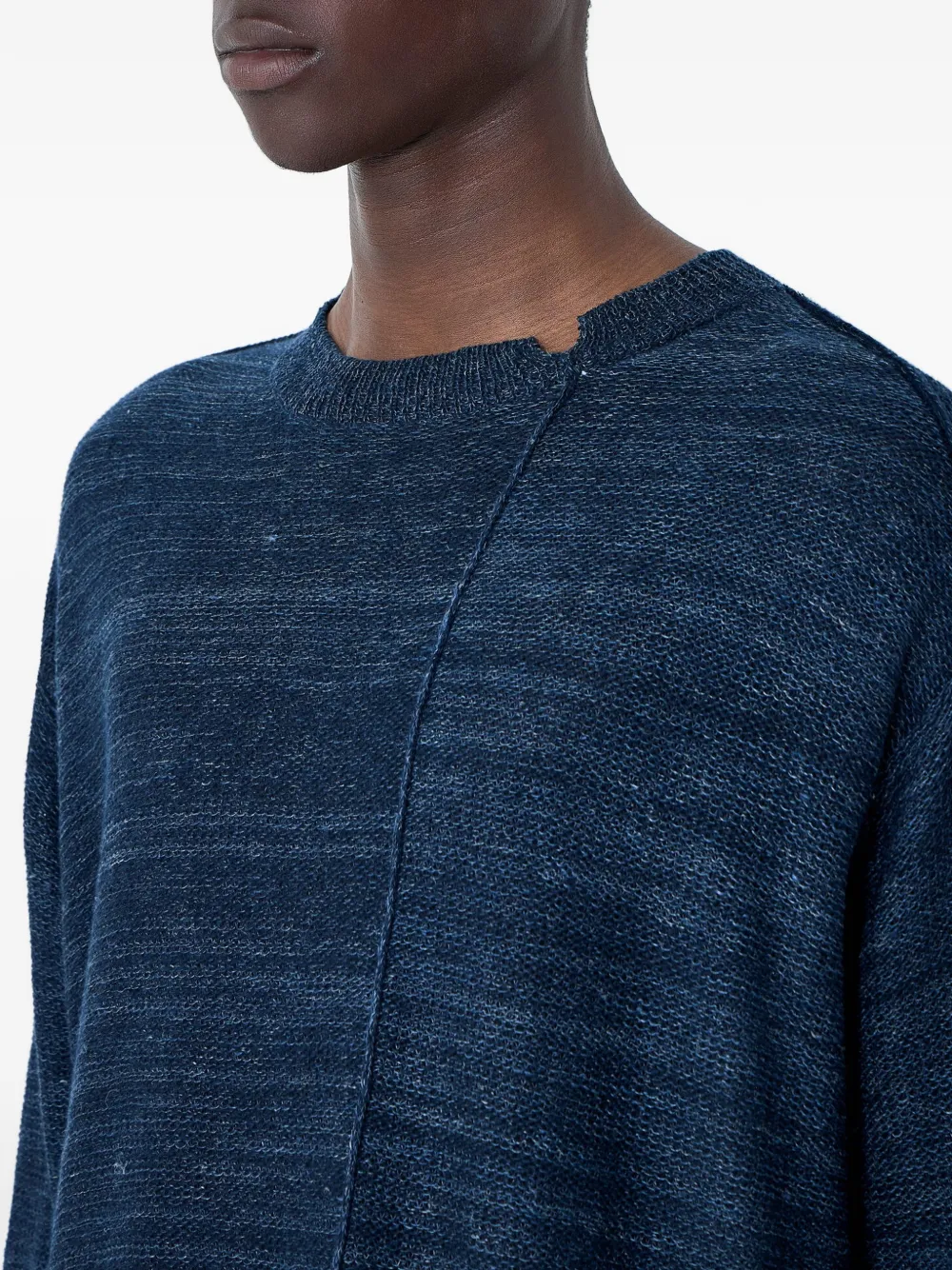 Yohji Yamamoto Trui met lange mouwen Blauw