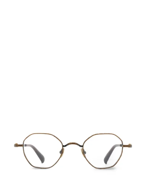 Yohji Yamamoto geometric-frame titanium glasses