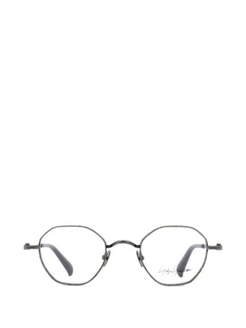 Yohji Yamamoto geometric-frame glasses