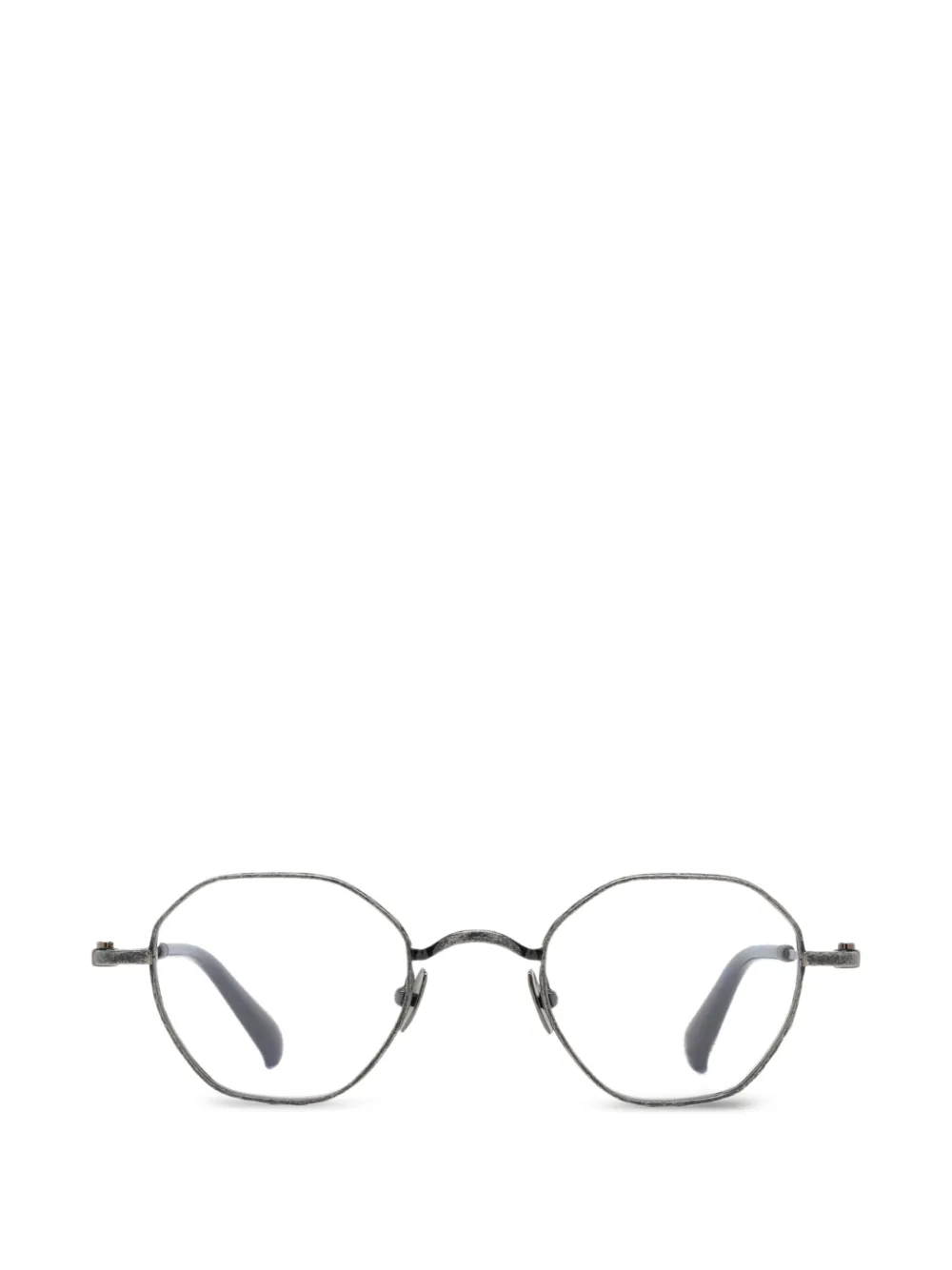 Yohji Yamamoto geometric-frame glasses - Grigio