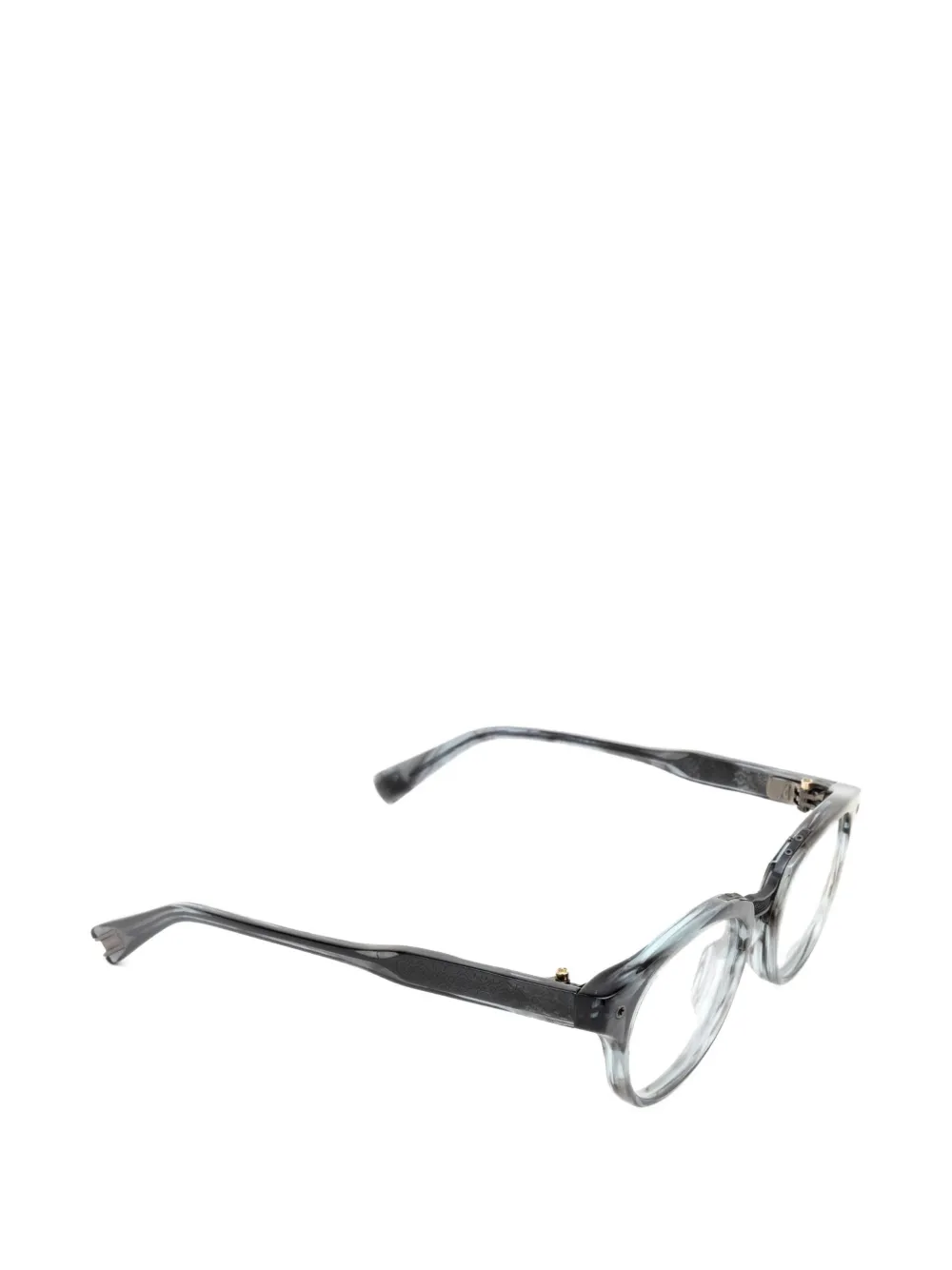 Yohji Yamamoto Bril met rond montuur Grijs
