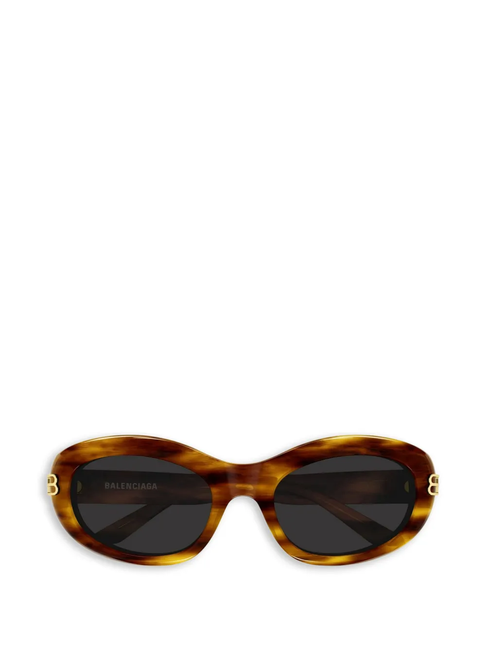 Balenciaga Eyewear oval-frame sunglasses - Marrone