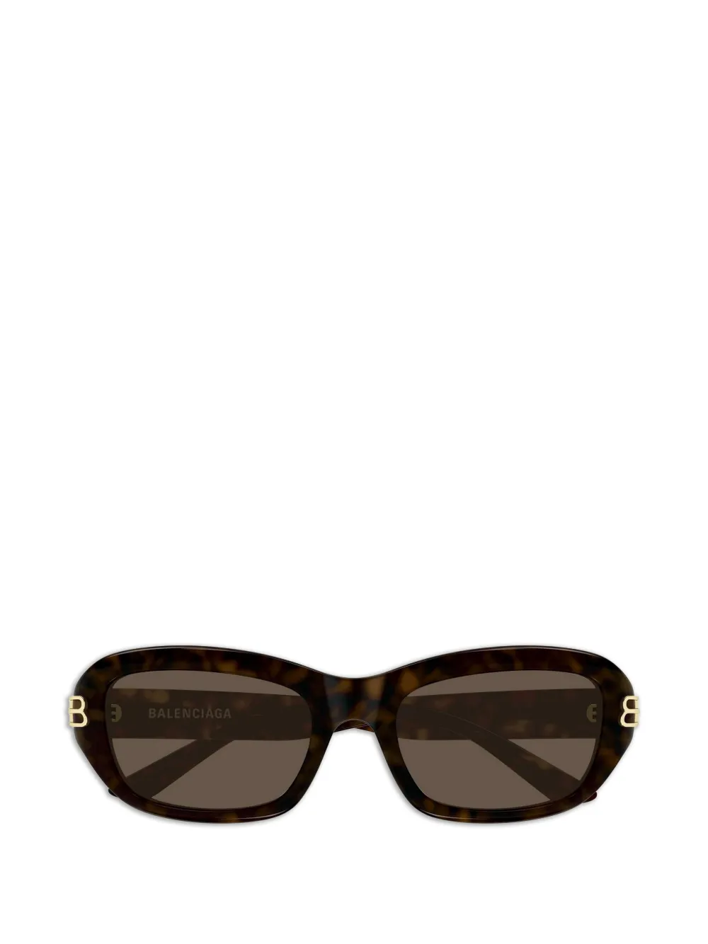 Balenciaga Eyewear oval-frame sunglasses - Marrone