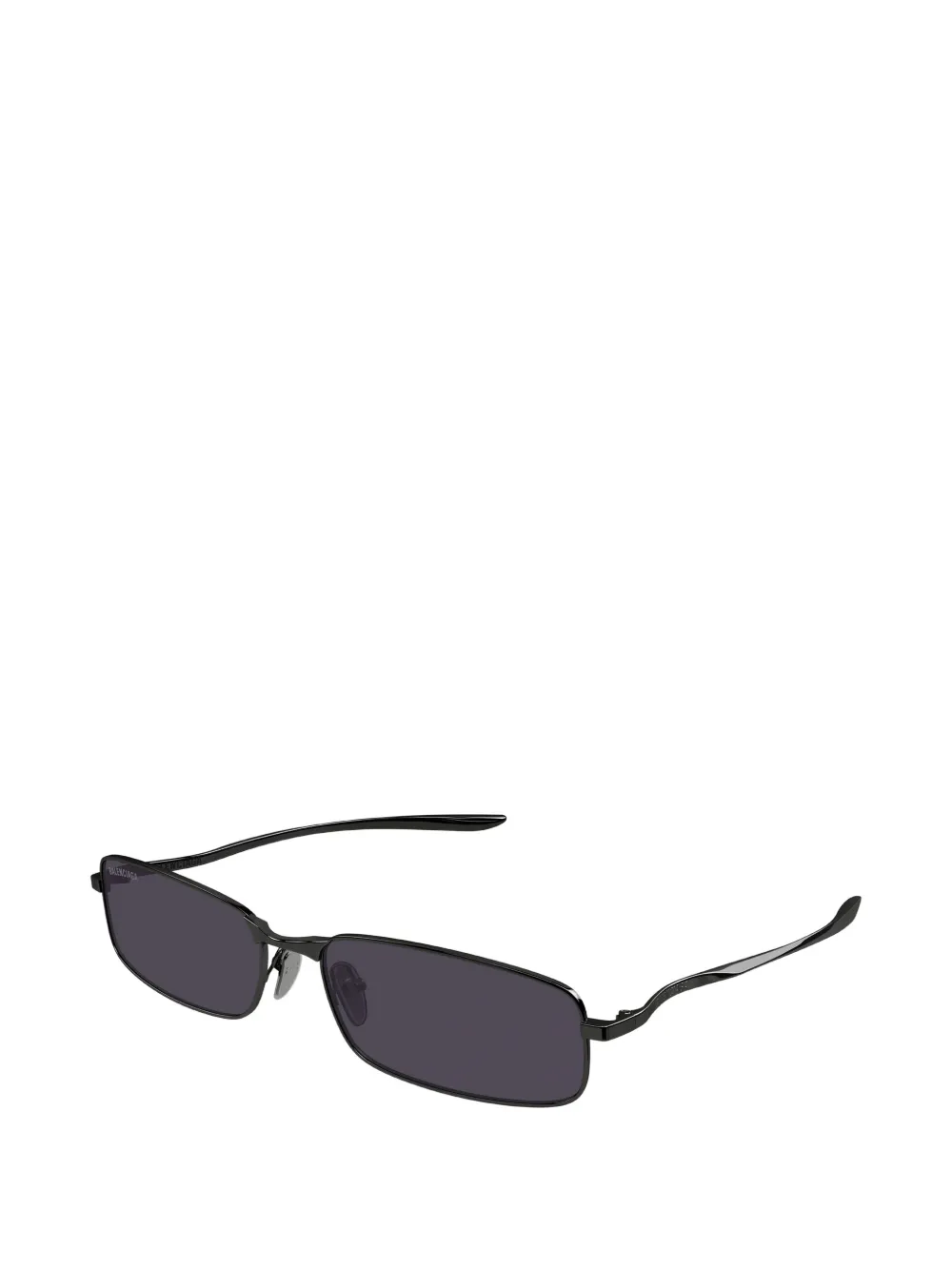 Balenciaga Eyewear Zonnebril met rechthoekig montuur Zwart