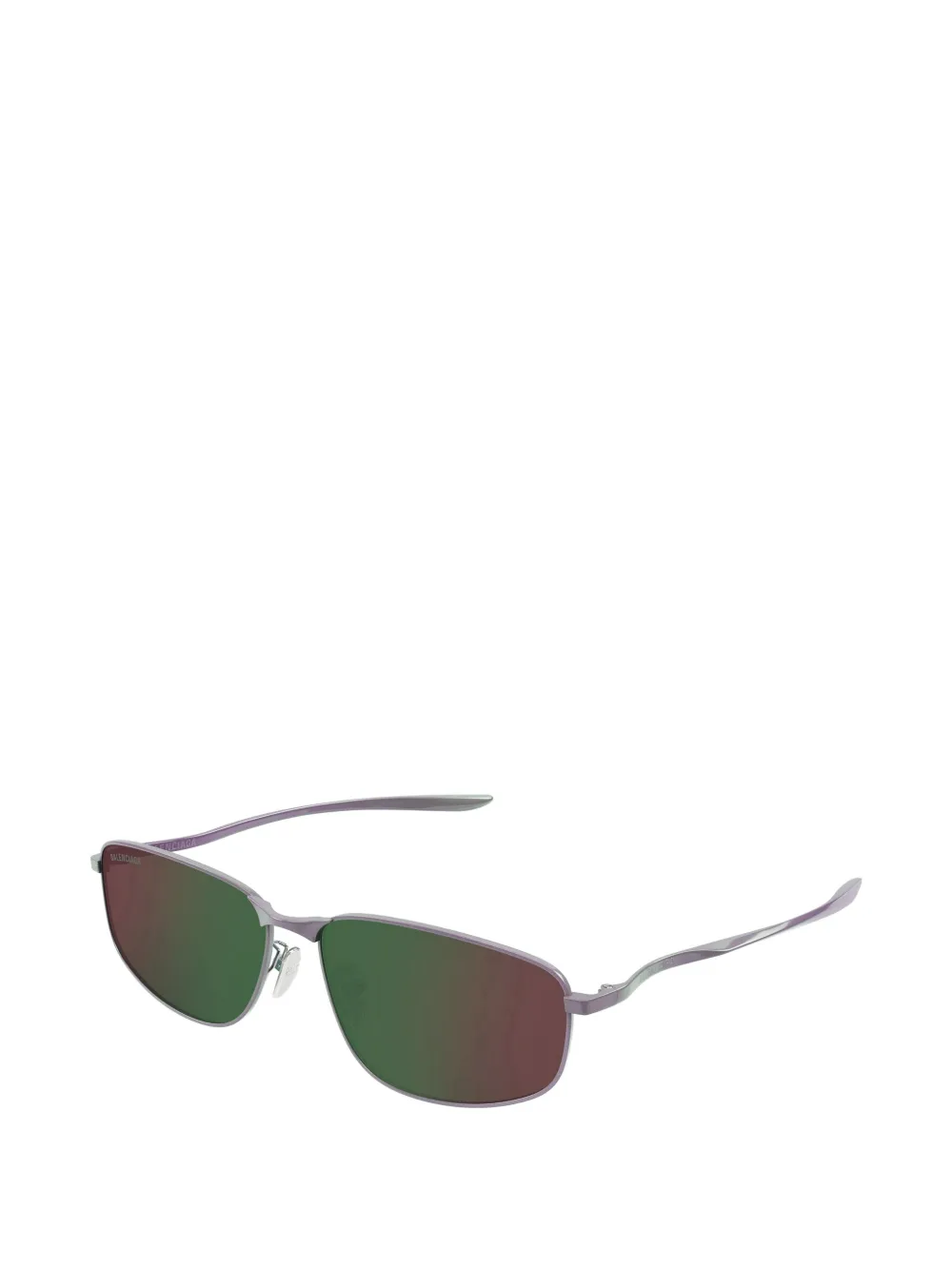 Balenciaga Eyewear Zonnebril met rechthoekig montuur Zilver