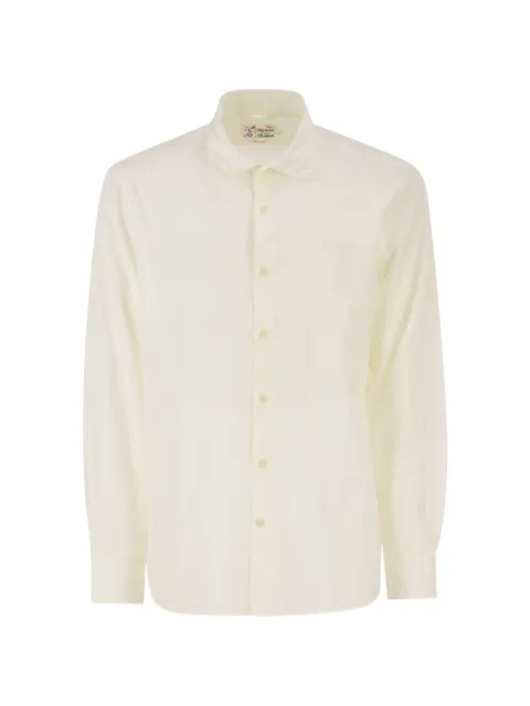 MC2 Saint Barth embroidered logo cotton shirt