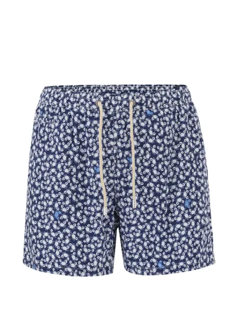 MC2 Saint Barth micro-print drawstring swim shorts