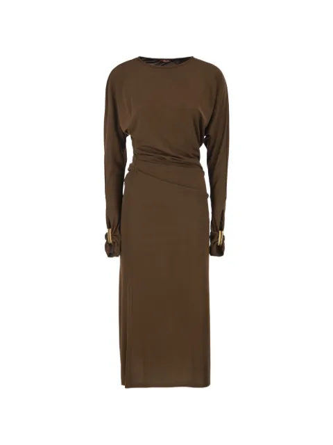 Max Mara draped-waist midi dress