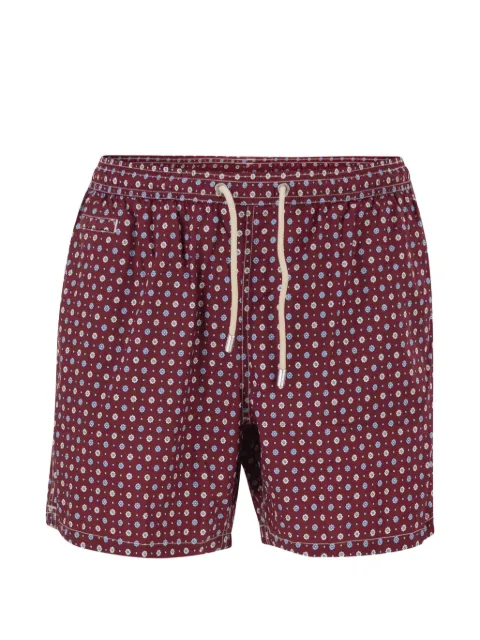 MC2 Saint Barth micro-print drawstring swim shorts