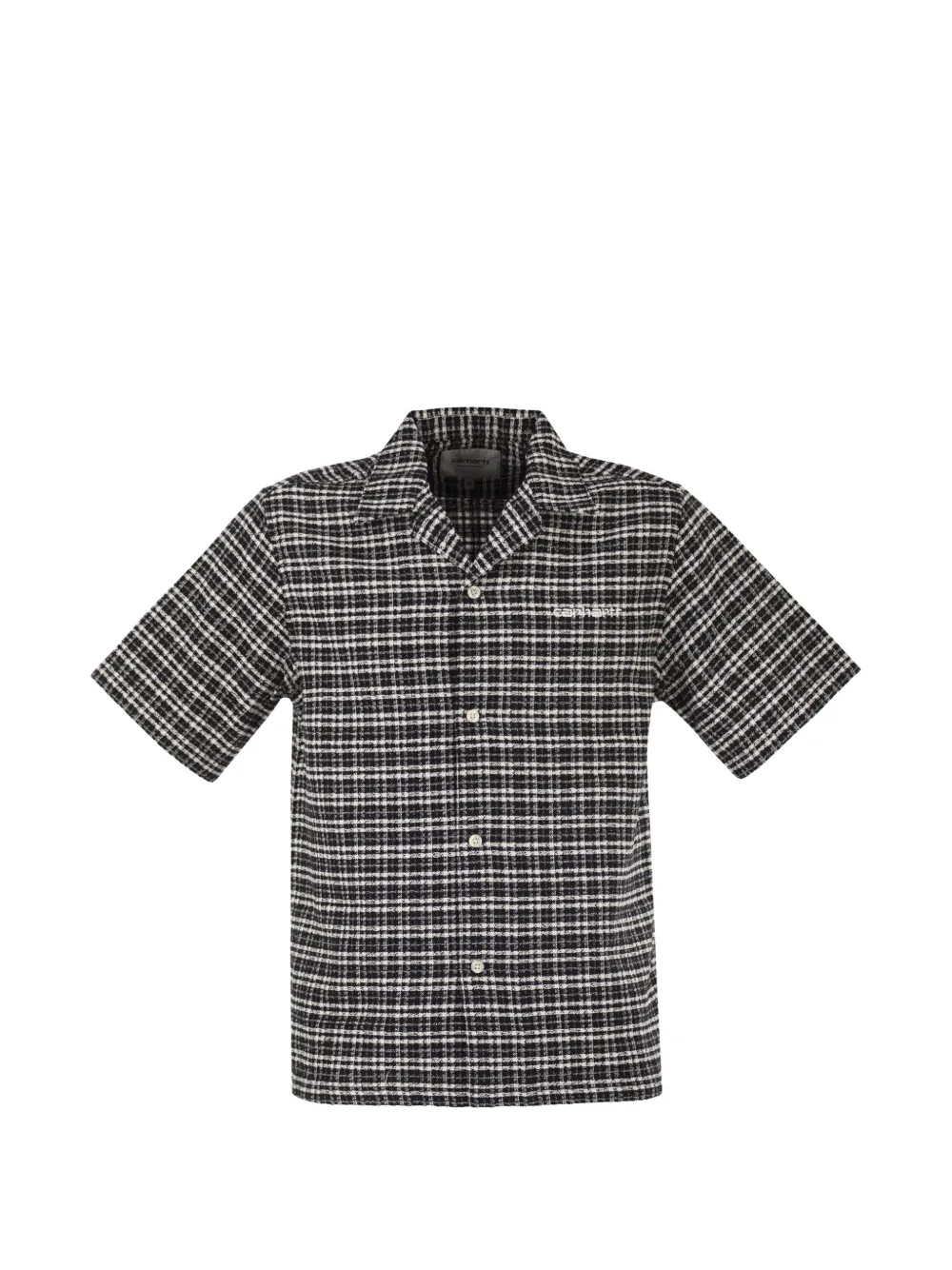 Carhartt WIP Kander checked cotton shirt - Nero