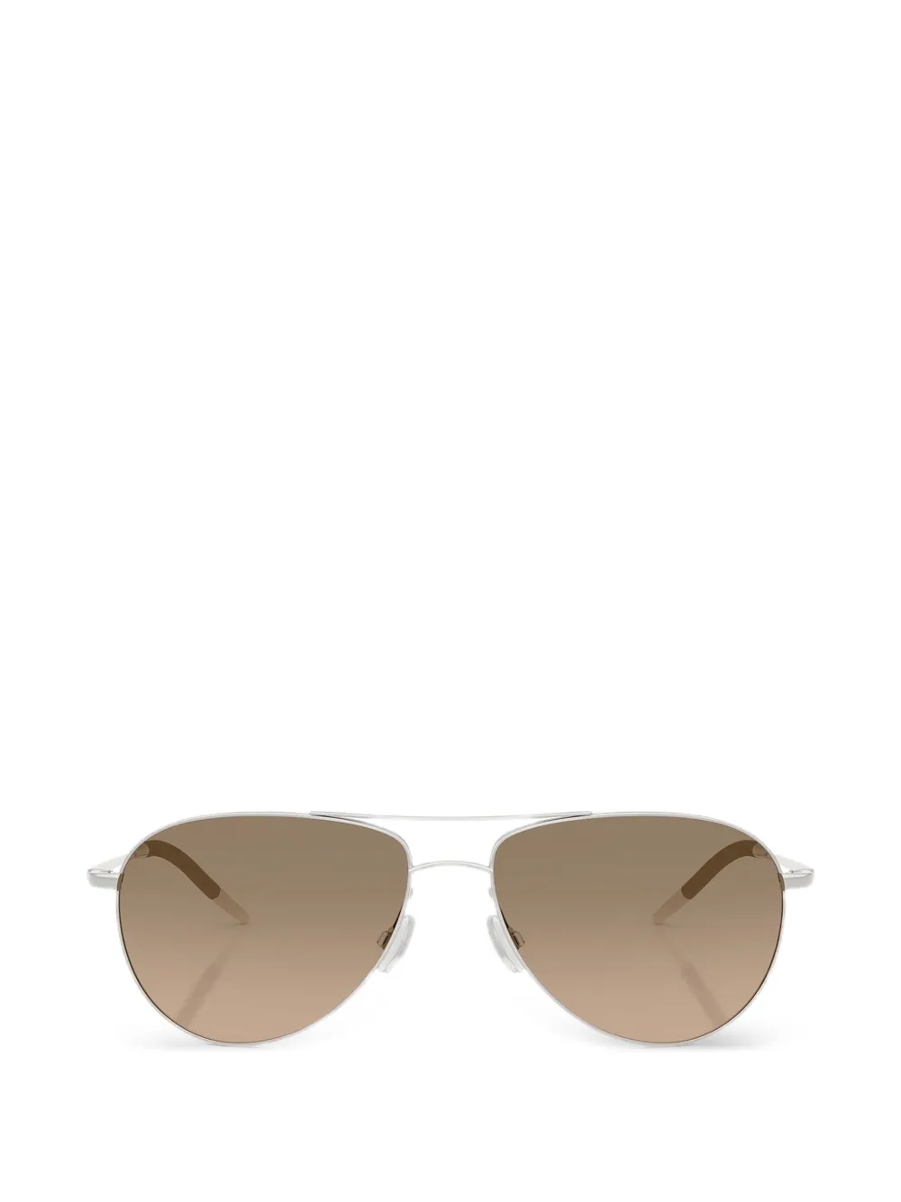 Oliver Peoples Benedict oversized -frame sunglasses - Argento