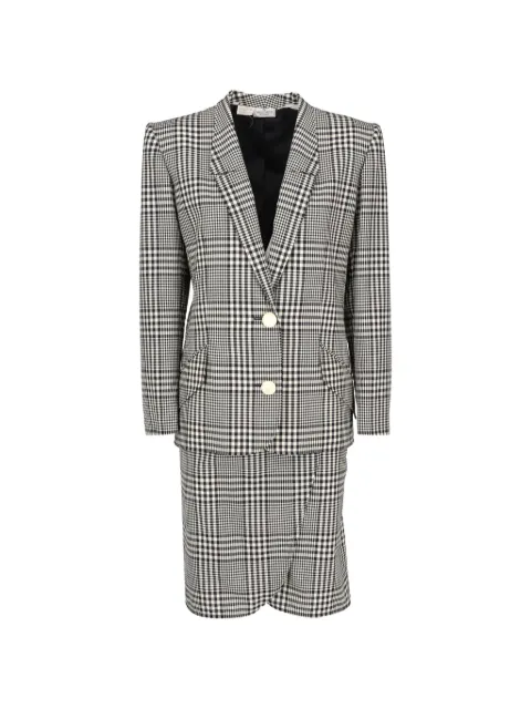 Valentino Garavani Pre-Owned 2019 kariertes Kostüm (2er-Set)