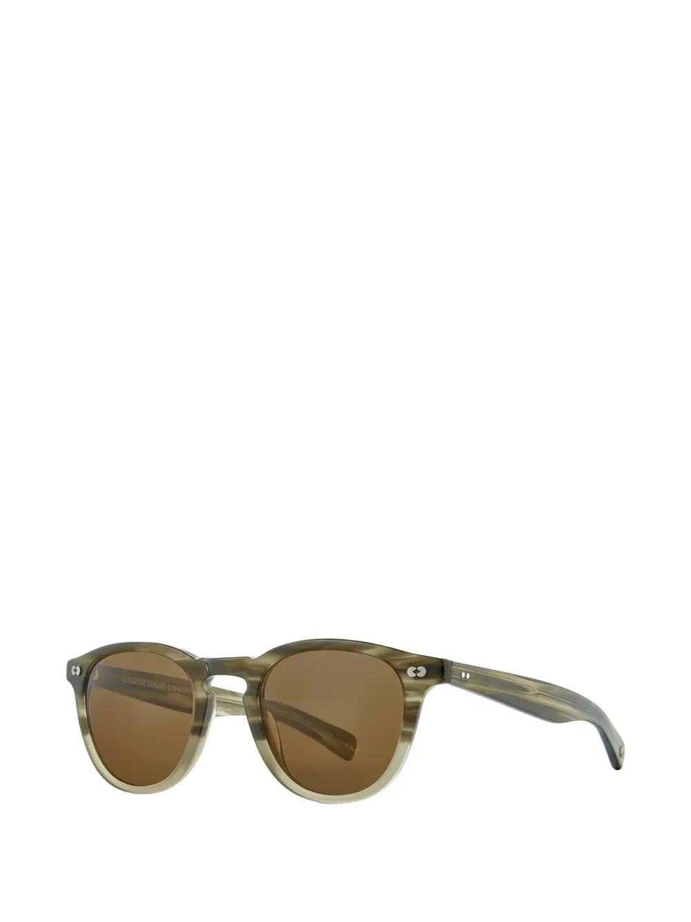 Garrett Leight 햄튼 라운드 프레임 선글라스 | 남성