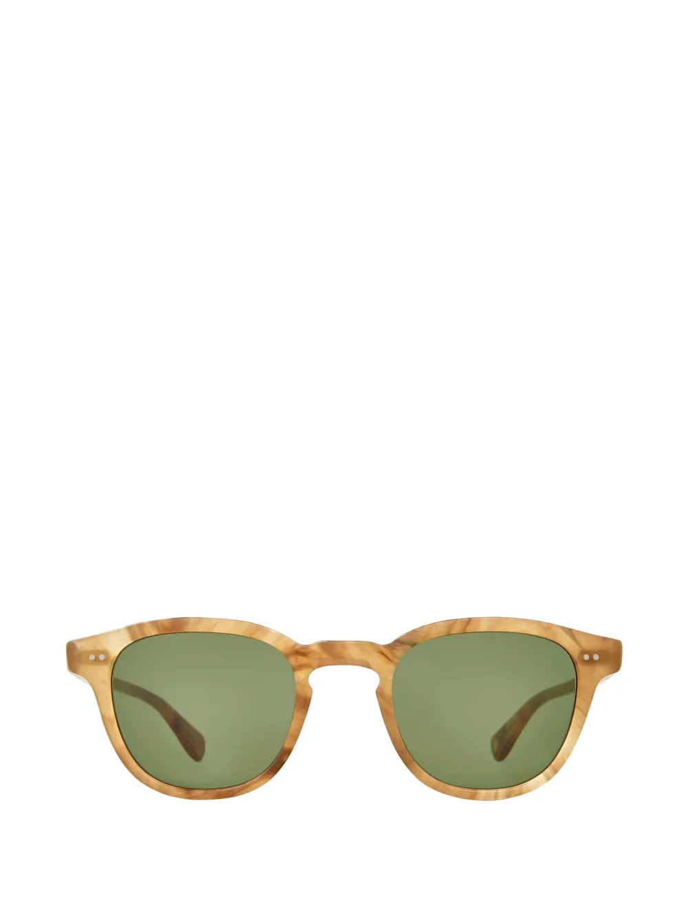 Garrett Leight Evan round-frame sunglasses - Toni neutri