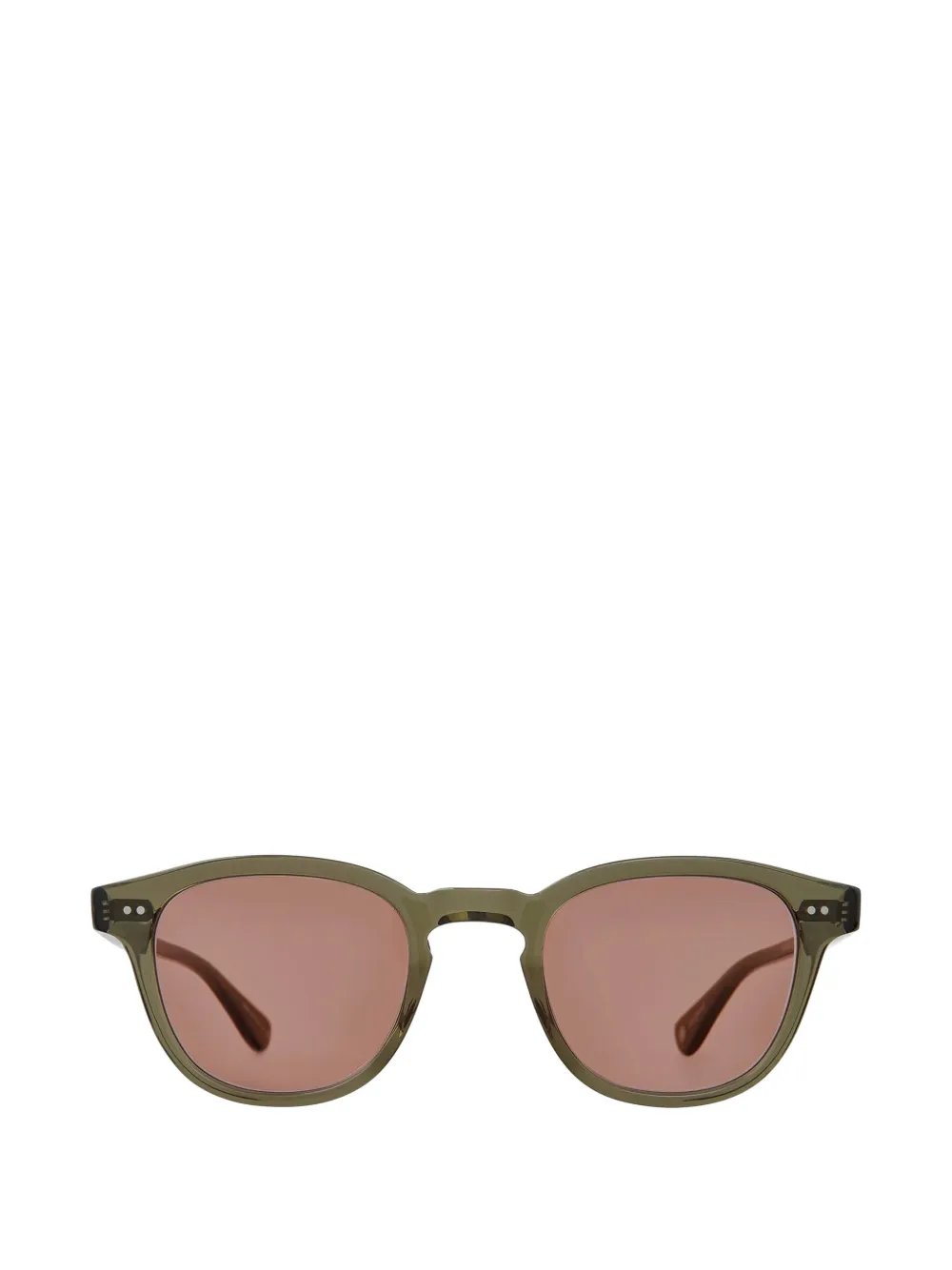 Garrett Leight Evan round-frame sunglasses - Verde
