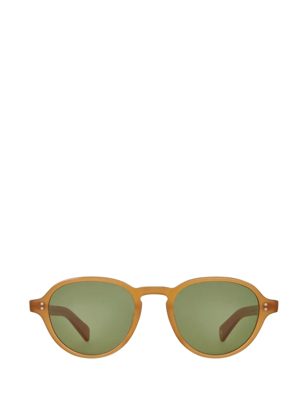 Garrett Leight Casillas round-frame sunglasses - Marrone