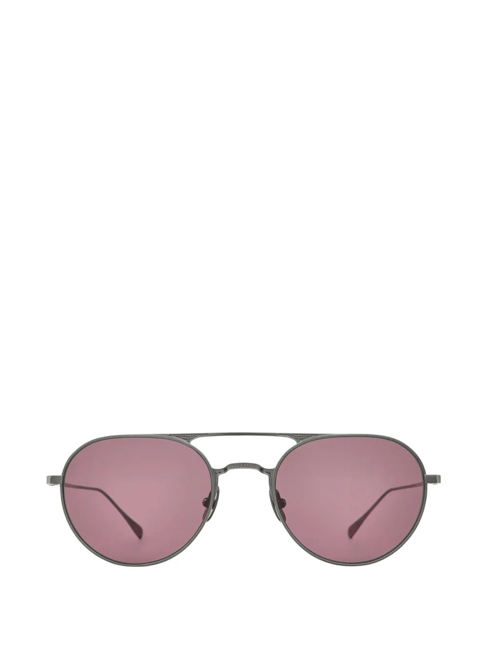 Garrett Leight Benny J pilot-frame sunglasses - Grigio