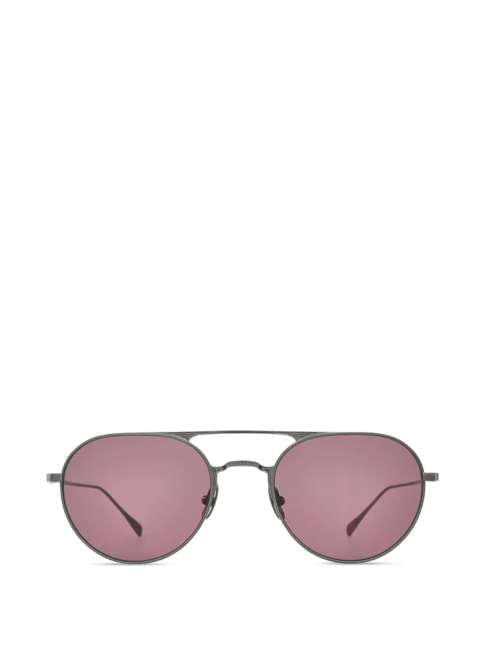 Garrett Leight Benny J pilot-frame sunglasses - Grigio