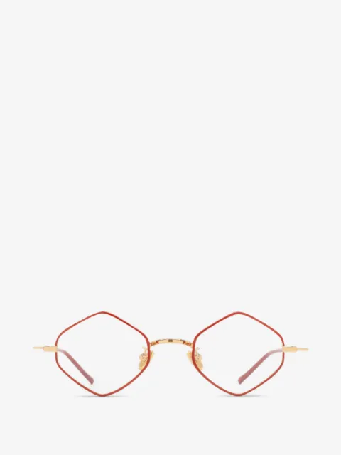 Eyepetizer lentes Leopard con armazón geométrica
