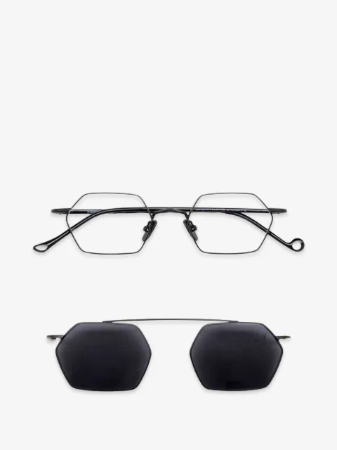 Eyepetizer Copper + Clip-On geometric-frame glasses