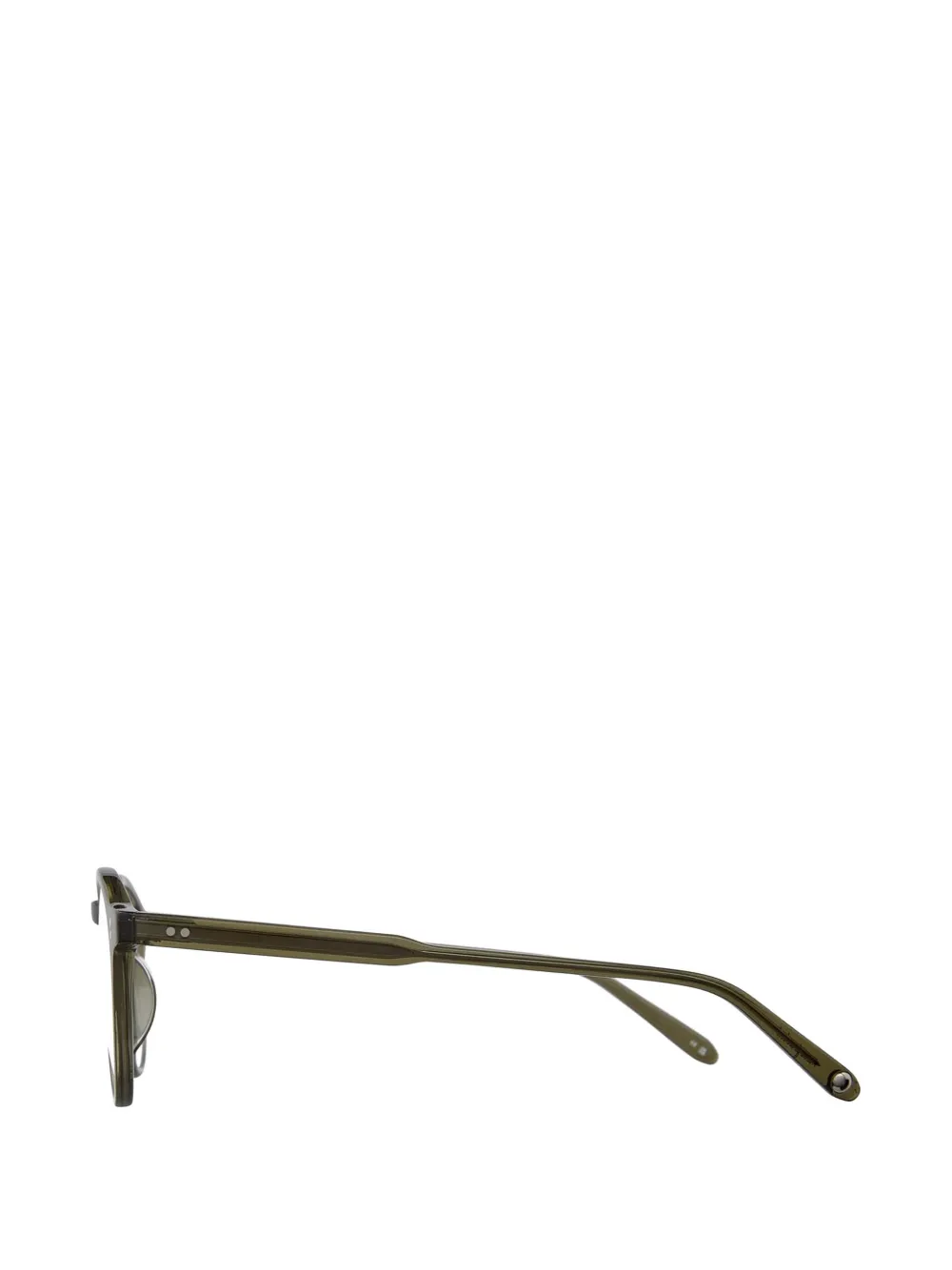 Garrett Leight Stanton bril met rond montuur Groen