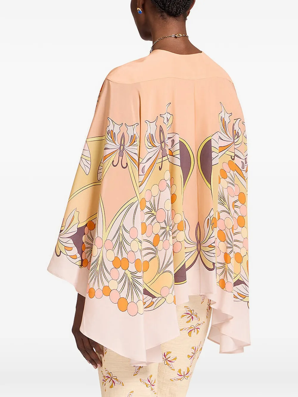 La DoubleJ Magic top met ruches Beige