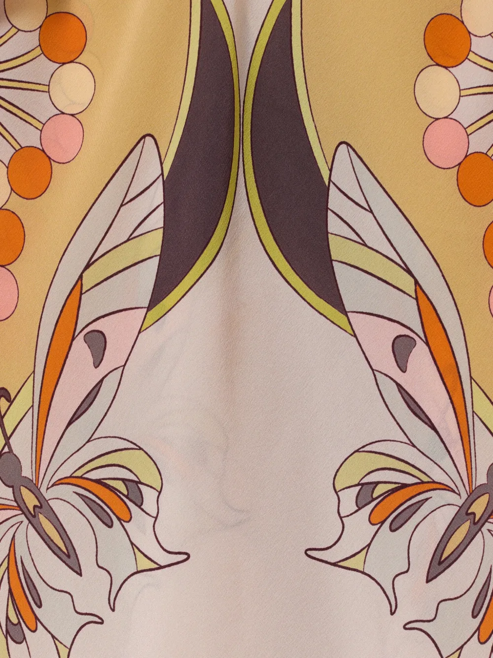 La DoubleJ Magic top met ruches Beige