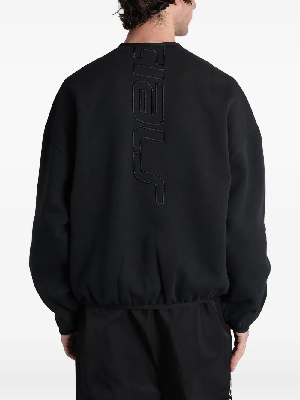 FEAR OF GOD ESSENTIALS trui met logo-reliëf Zwart