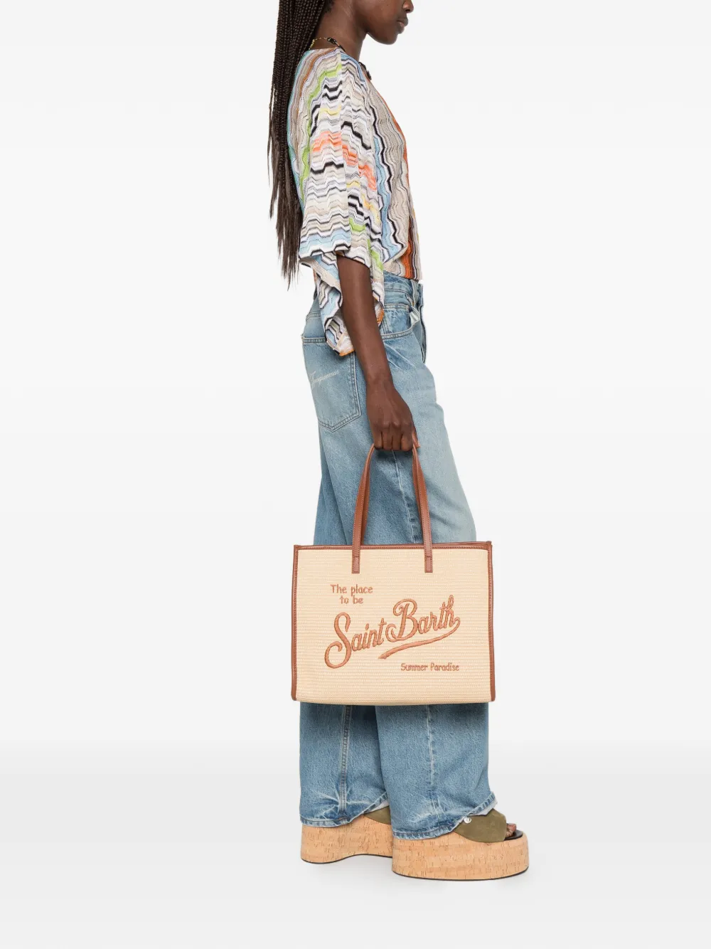 MC2 Saint Barth Vivian shopper Beige