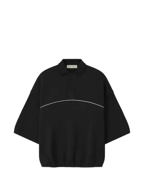 FEAR OF GOD ESSENTIALS Active Trace 3/4 sleeve modern polo sweatshirt
