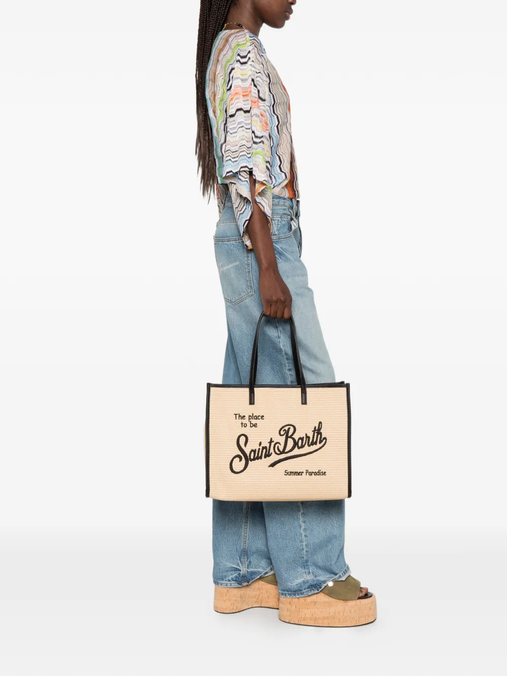 MC2 Saint Barth Vivian shopper Beige