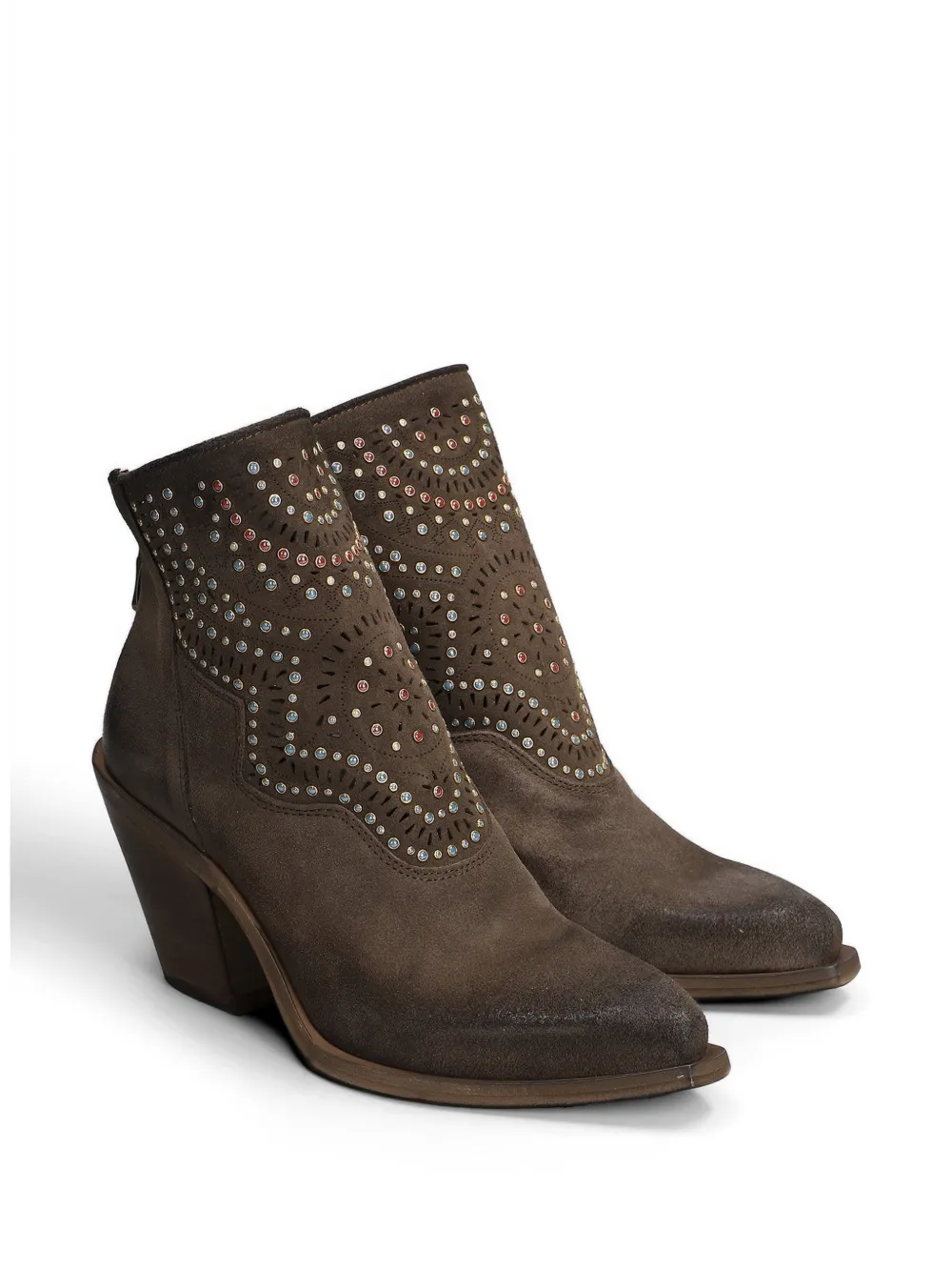 Metisse suede ankle boots Bruin