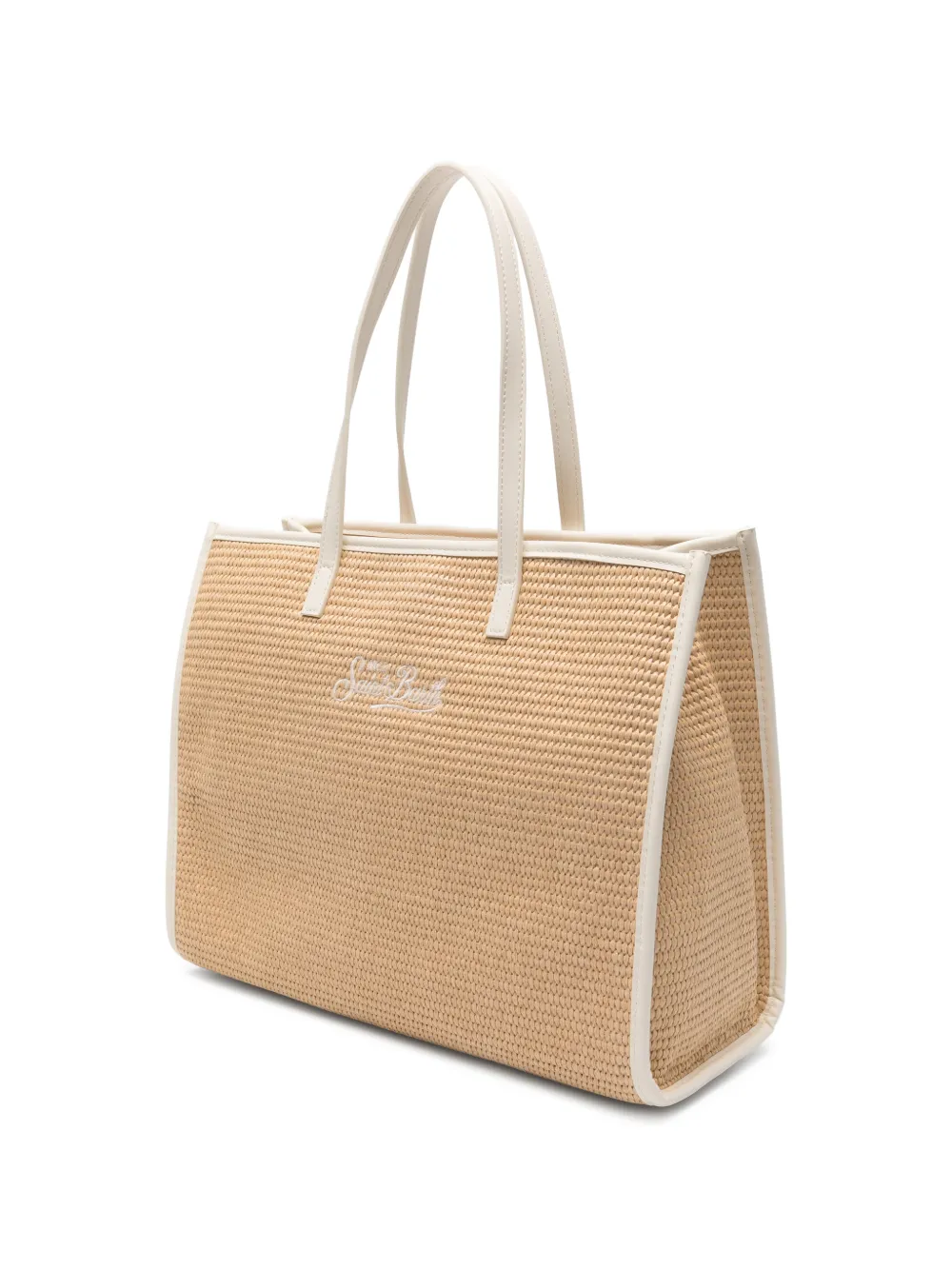 MC2 Saint Barth Vivian shopper met geborduurd logo Beige