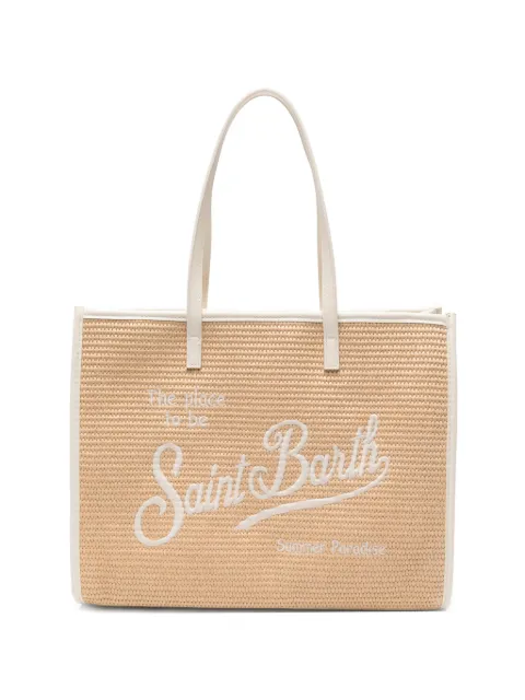 MC2 Saint Barth Vivian logo-embroidered tote bag