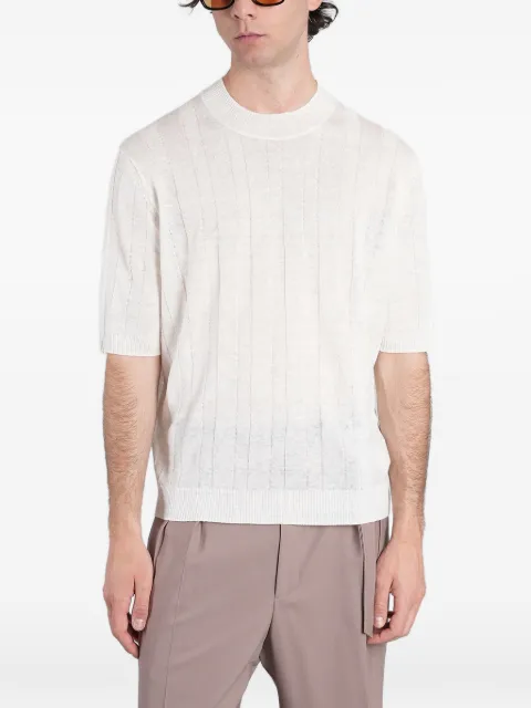 Ballantyne ribbed-knit T-shirt