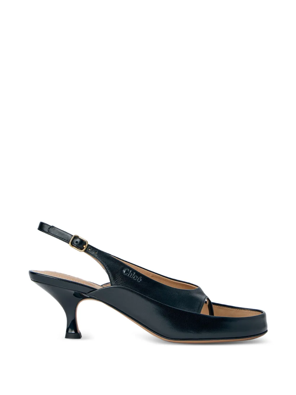 Chloé Junie slingback sandals Zwart