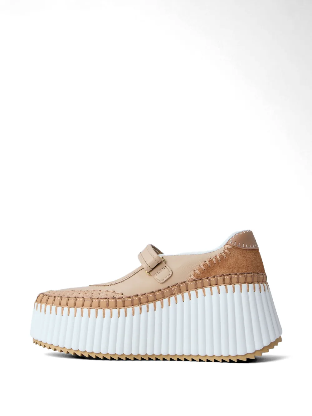 Chloé Nama wedge sneakers Beige