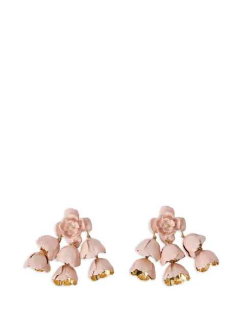 Chloé floral drop earrings