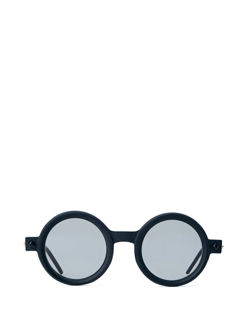 Kuboraum round-frame sunglasses - Nero