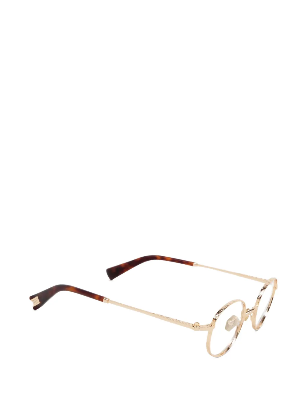 Yohji Yamamoto Bril met rond montuur Goud