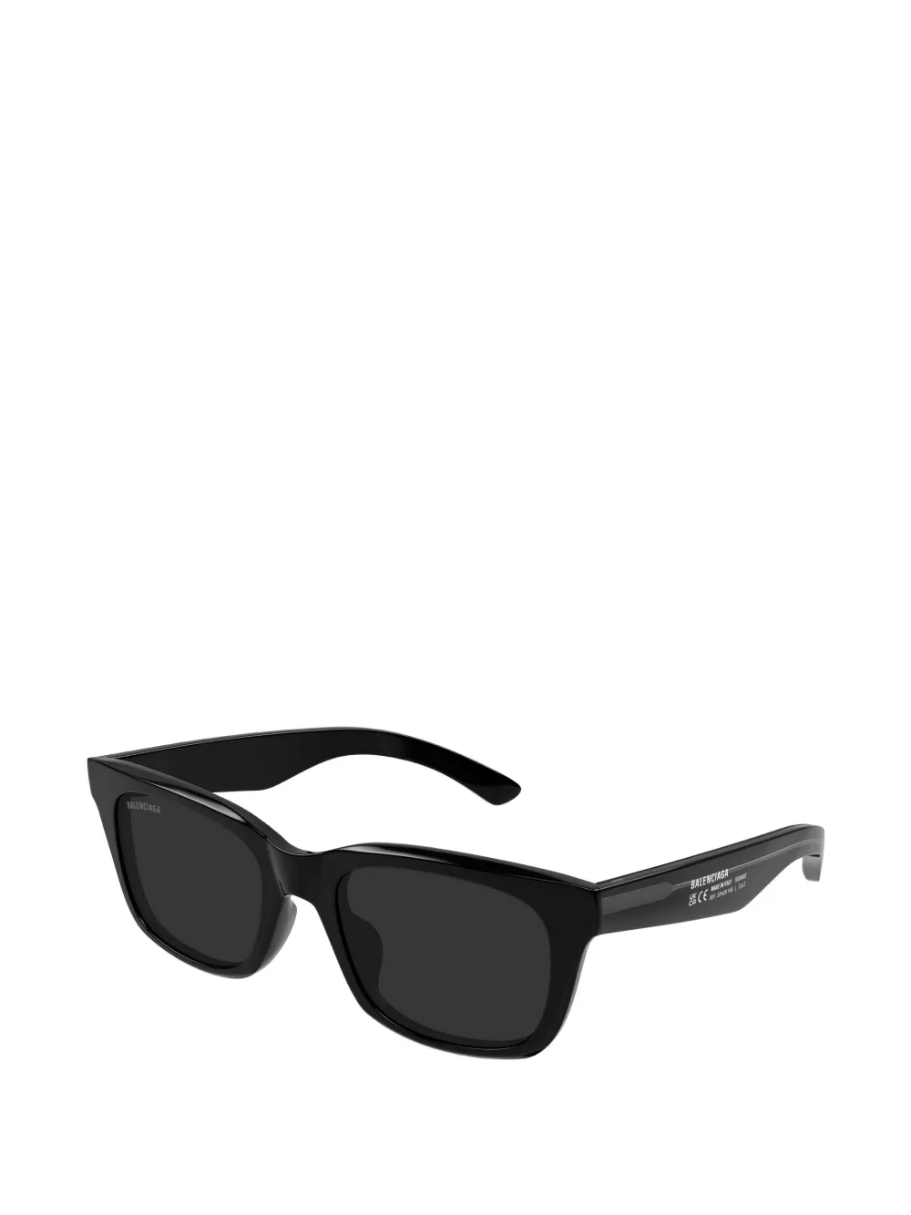 Balenciaga Eyewear Zonnebril met rechthoekig montuur Zwart