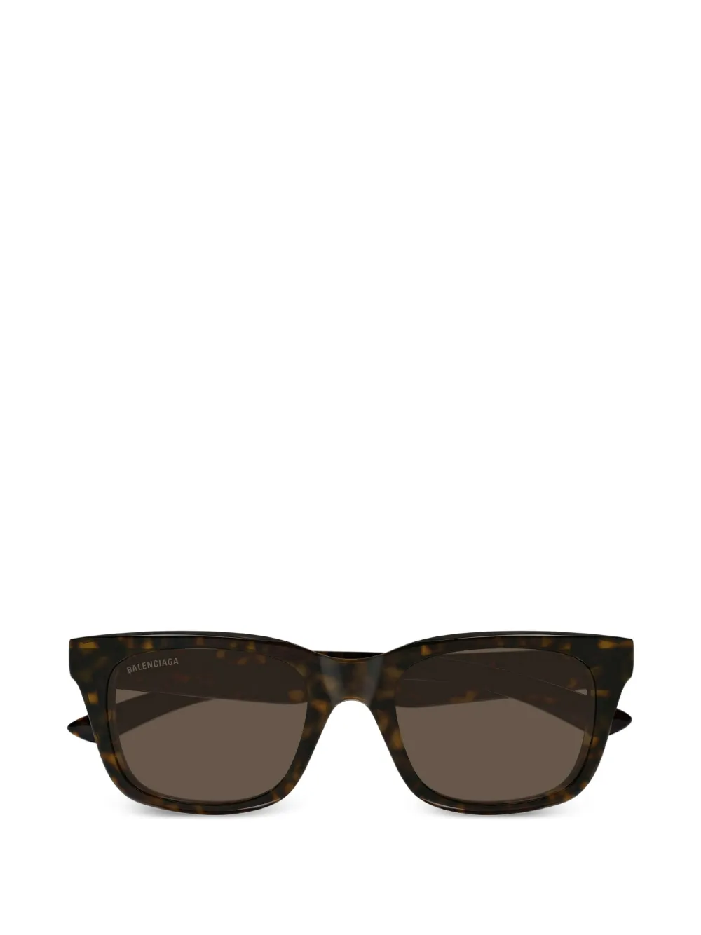 Balenciaga Eyewear Occhiali da sole rettangolari - Marrone