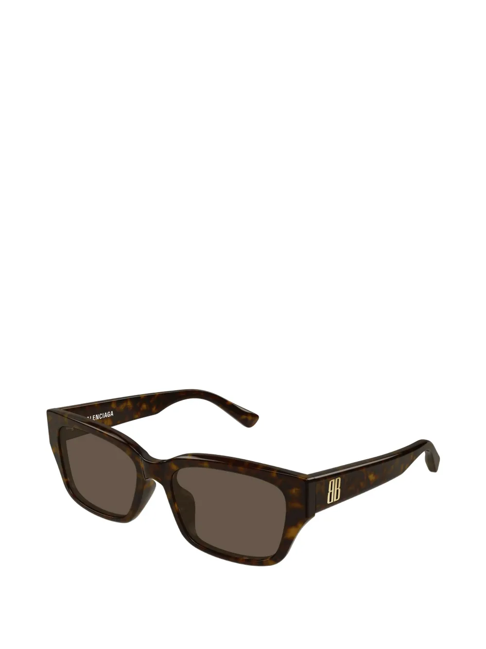 Balenciaga Eyewear Zonnebril met schildpadschild-effect Bruin