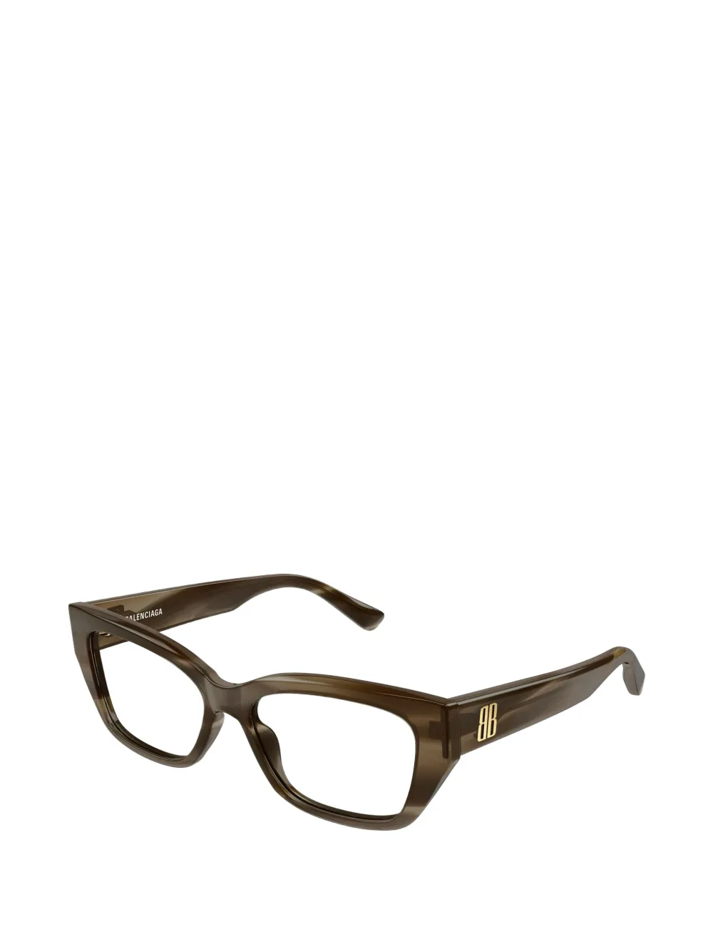 Balenciaga Eyewear Bril met vierkant montuur Bruin