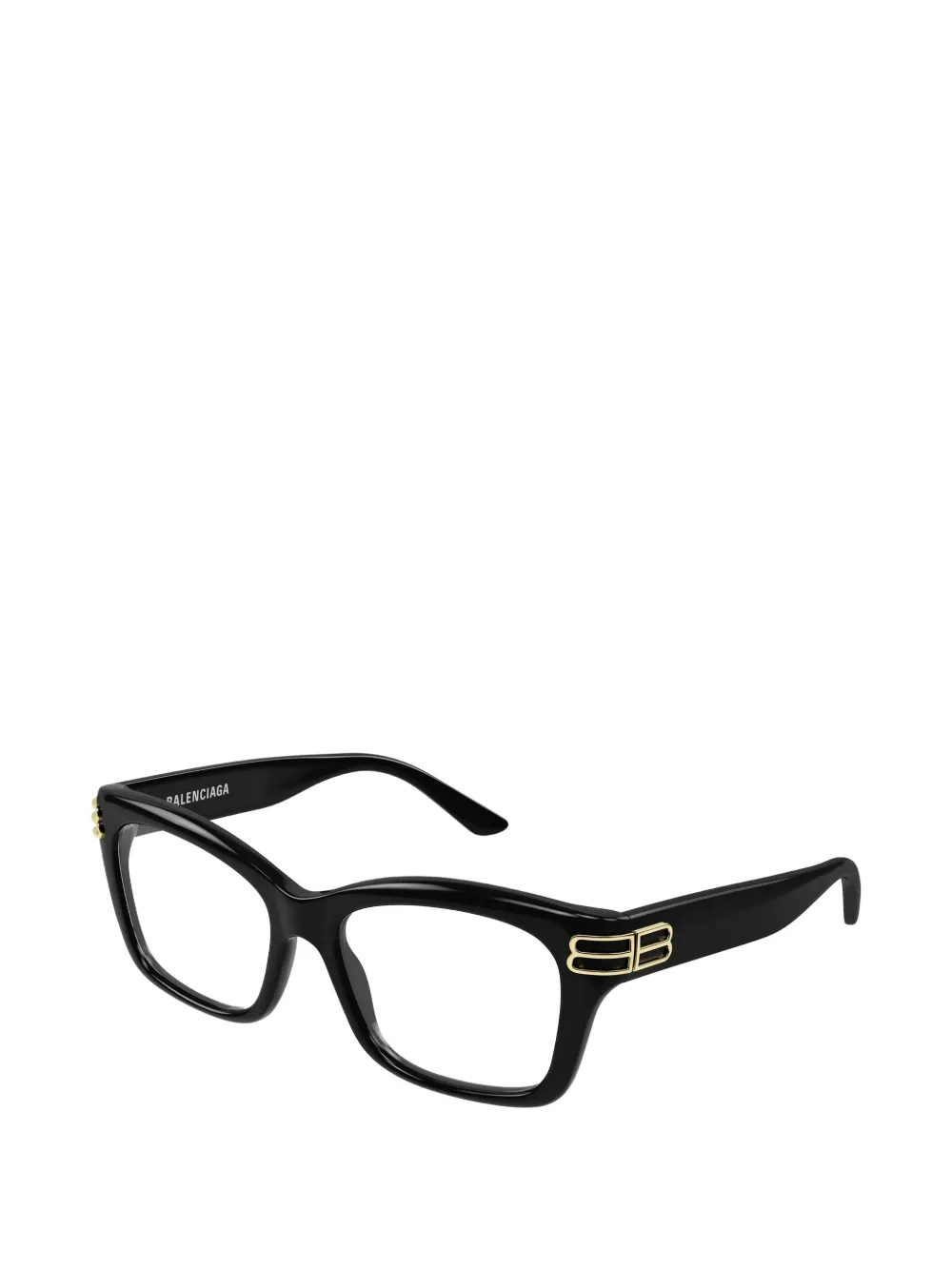 Balenciaga Eyewear BB bril met rechthoekig montuur Zwart