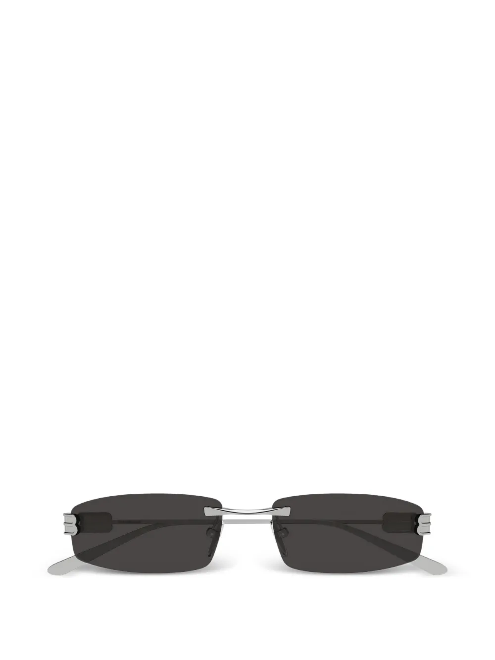 Balenciaga Eyewear Rahmenlose Sonnenbrille - Silber