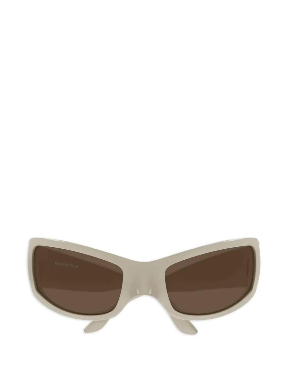 Balenciaga geometric-frame sunglasses - Toni neutri